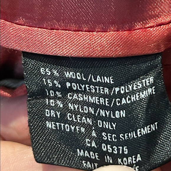 Moores Men’s Cashmere Wool Long Coat Gray Size 42T Lanificio Vallombroso Fabric - Picture 11 of 14